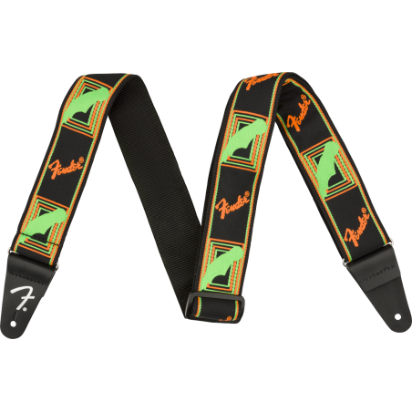 FENDER MONO NEON GREEN/ORANGE REMEN
