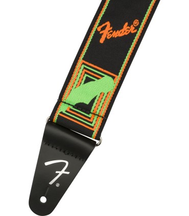 FENDER MONO NEON GREEN/ORANGE REMEN