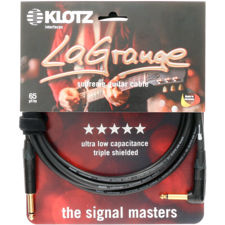 KLOTZ INSTRUMENTALNI LAGPR0600 LaGrange black 6m kutni KABEL