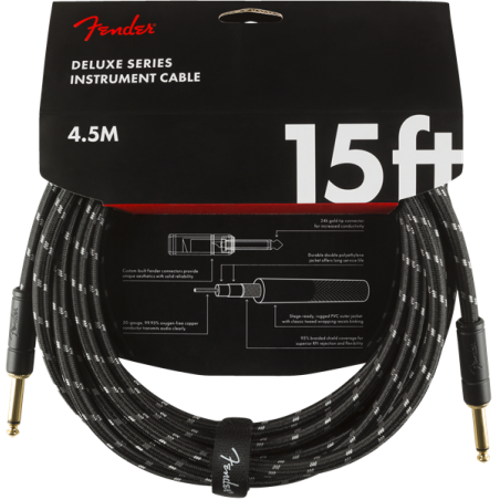 FENDER INSTRUMENT DELUXE 15' BTWD 4,5 m KABEL