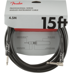 FENDER INSTRUMENT PRO 15' BLK 4,5 m KUTNI KABEL