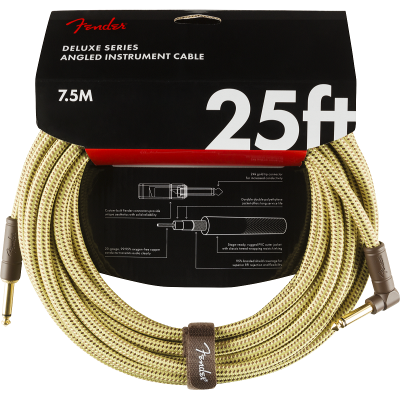 FENDER INSTRUMENT DELUXE 25' TWD 7,5 m KUTNI KABEL