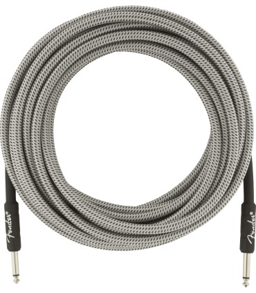 FENDER INSTRUMENT PRO 25' WHITE TWEED 7,5 m KABEL