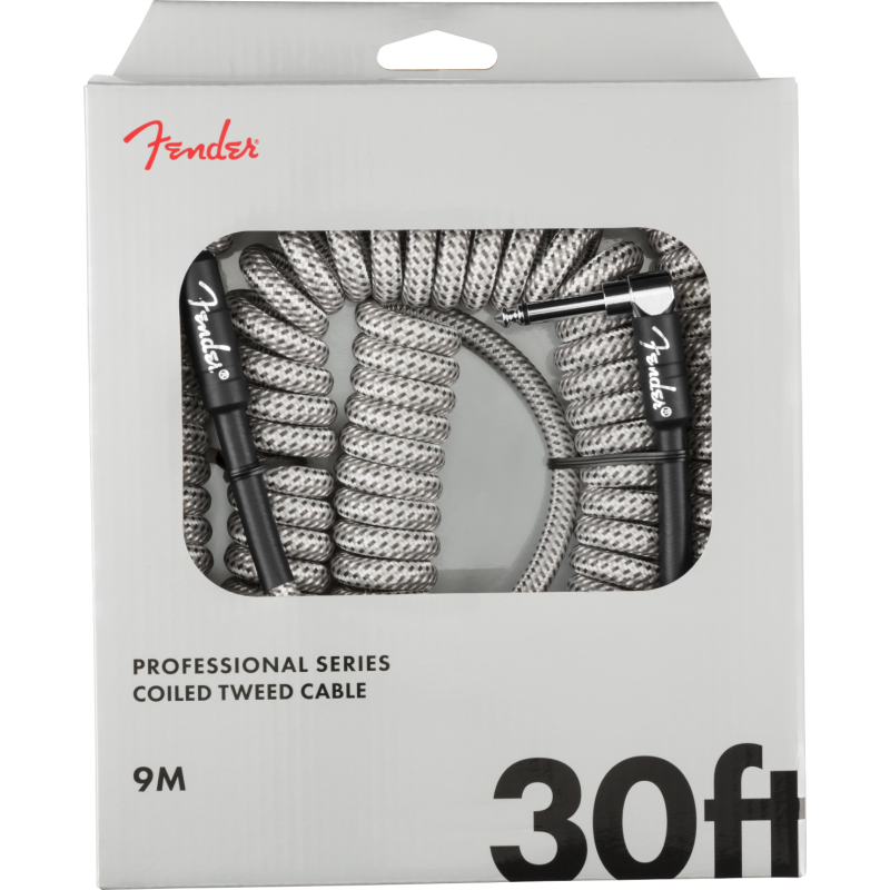 FENDER INSTRUMENT PRO COIL 30' WHT TWD 9 m KABEL
