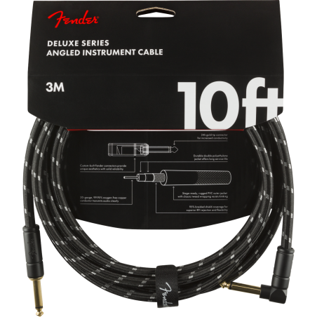 FENDER INSTRUMENT DELUXE 10' BTWD 3 m KUTNI KABEL