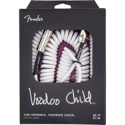 FENDER INSTRUMENT 30' JH VOODOO CHILD WHT 9 m KABEL