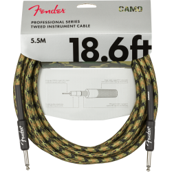 FENDER INSTRUMENT PRO 18.6' WDLND CAMO 5,5 m KABEL