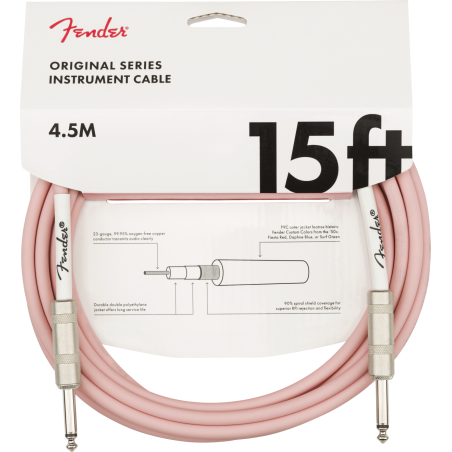 FENDER INSTRUMENT ORIGINAL 15' SHP 4,5 m KABEL
