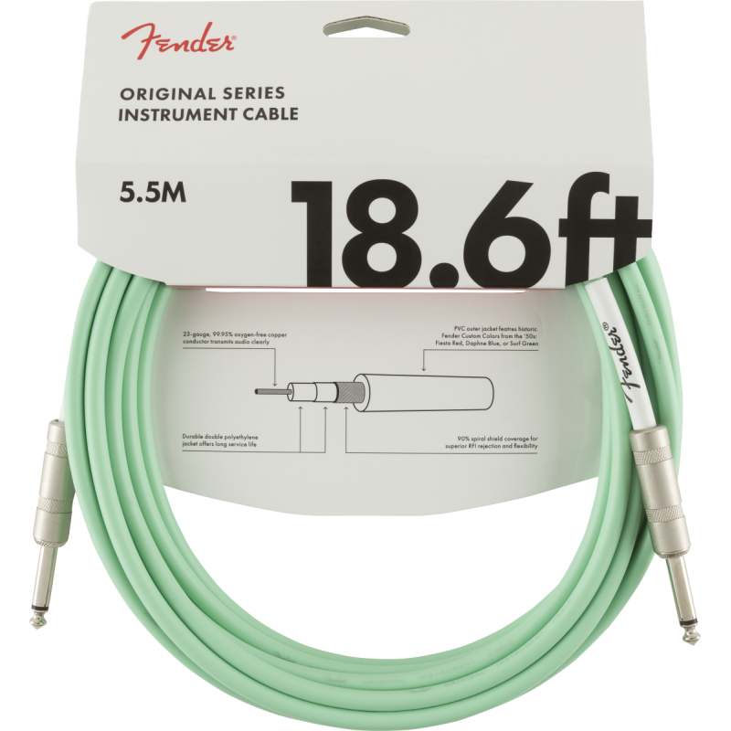 FENDER INSTRUMENT ORIGINAL 18,6' SFG 5,5 m KABEL
