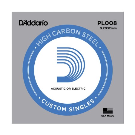 DADDARIO PLS008 plain steel ŽICA