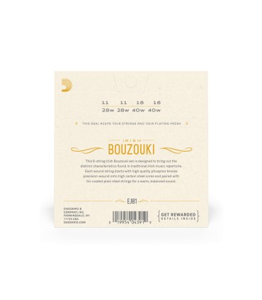 DADDARIO BOUZOUKI IRISH EJ81 ŽICE
