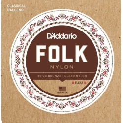 DADDARIO KLASIKA FOLK EJ33 ball end ŽICE