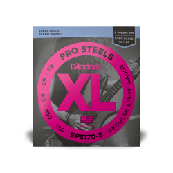 DADDARIO BASS EPS170-5 45-130 pro steels ŽICE