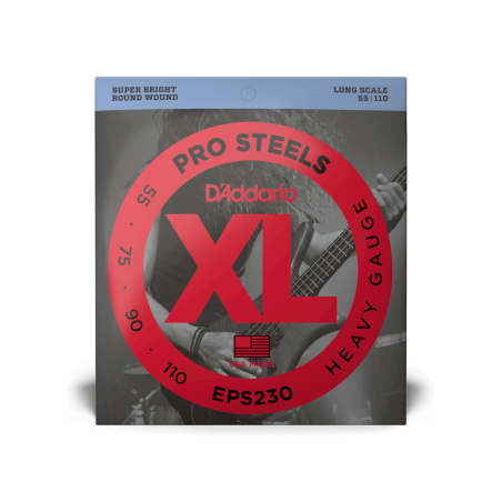 DADDARIO BASS EPS230 55-110 pro steels ŽICE