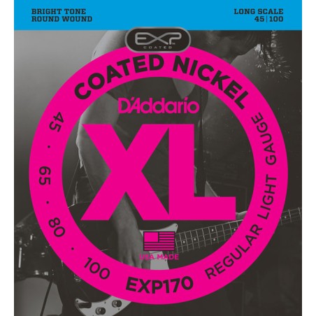DADDARIO BASS EXP170 45-100 coated ŽICE