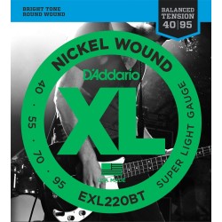 DADDARIO BASS EXL220-BT 40-95 balanced tension ŽICE