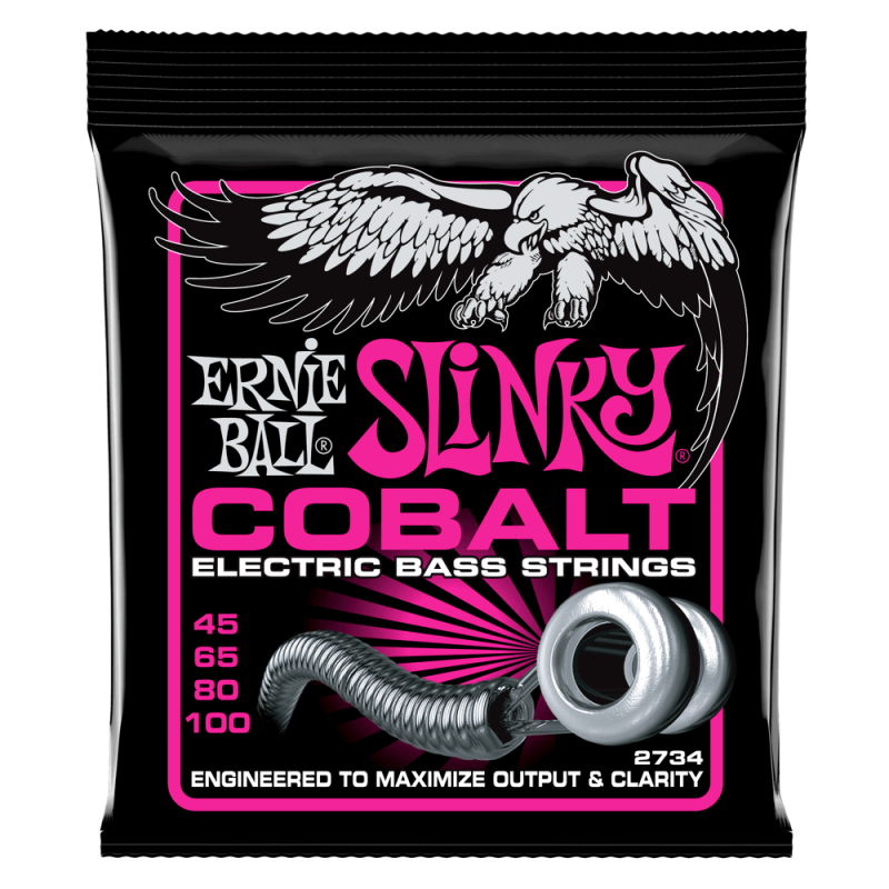 ERNIE BALL BAS COBALT SUPER SLINKY 45-100 ŽICE