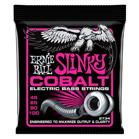 ERNIE BALL BAS COBALT SUPER SLINKY 45-100 ŽICE