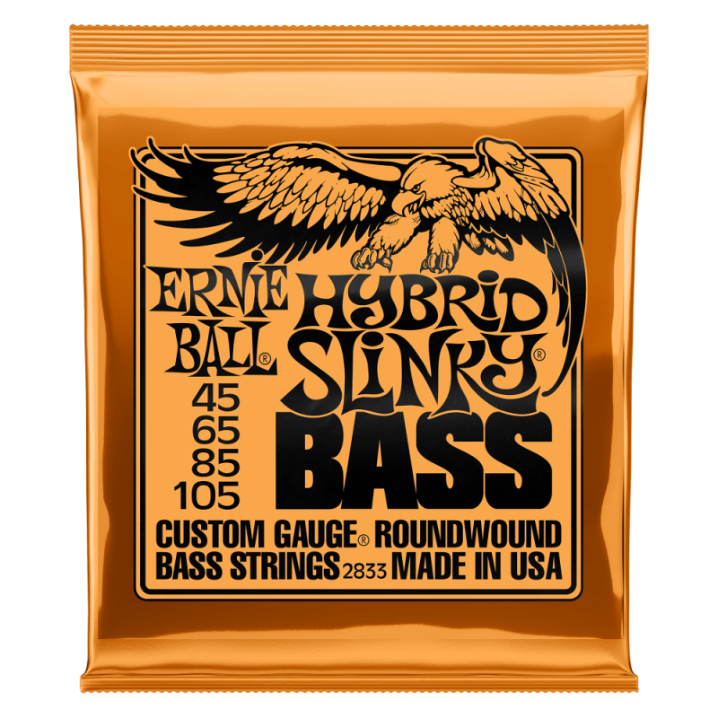 ERNIE BALL BAS ROUNDWOUND HYBRID SLINKY 45-105 ŽICE