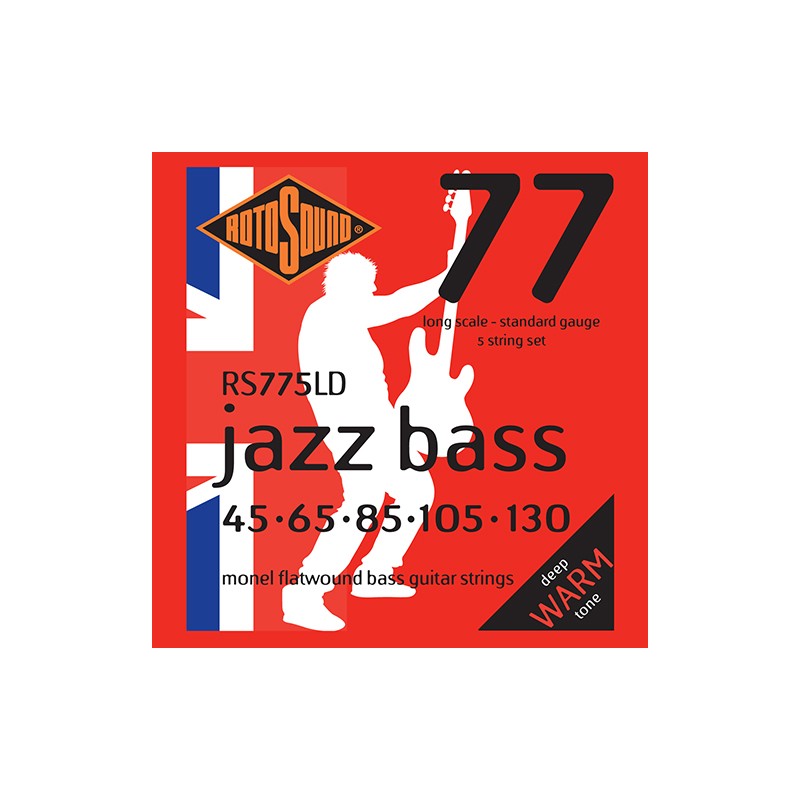 ROTOSOUND RS775LD FLATWOUND 45-130 ŽICE