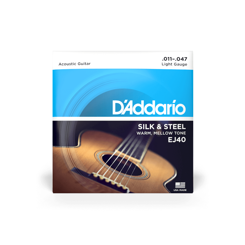 DADDARIO AKUSTIKA EJ40 silk & steel ŽICE
