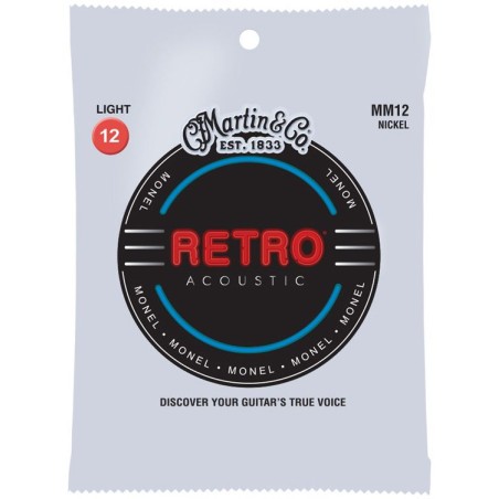 MARTIN GITARA AKUSTIČNA MM12 RETRO 12-54 ŽICE