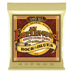 ERNIE BALL GITARA AKUSTIČNA EARTHWOOD rock&blues 10-52 ŽICE