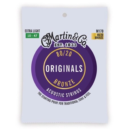 MARTIN GITARA AKUSTIČNA M170 ACOUSTIC 10-47 ŽICE