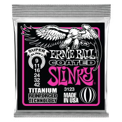 ERNIE BALL GITARA SUPER SLINKY COATED 09-42 ŽICE