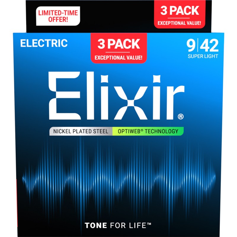 ELIXIR ELEKTRIKA 09-42 OPTIWEB 3 PACK ŽICE