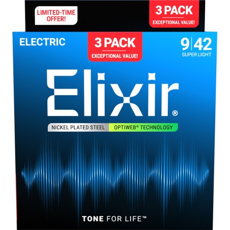 ELIXIR ELEKTRIKA 09-42 OPTIWEB 3 PACK ŽICE
