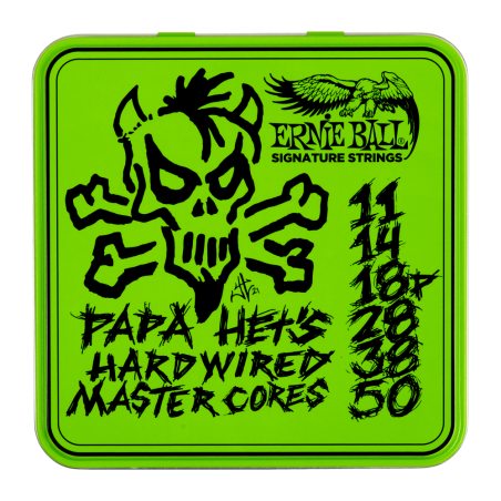 ERNIE BALL GITARA PAPA HETS HARDWIRED MASTER CORE 11-50 3 PACK ŽICE
