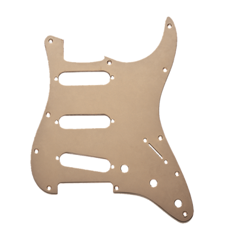 FENDER STRAT GOLD ANODIZED 11 RUPA PICKGUARD