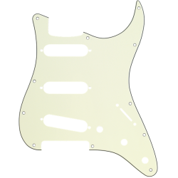 FENDER STRAT MINT GREEN 11 RUPA PICKGUARD