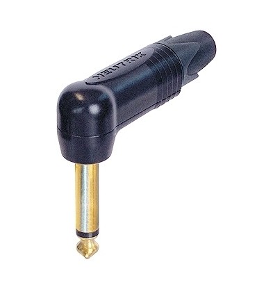 NEUTRIK 6.3 NP2RX-B MONO kutni pozlaćeni KONEKTOR