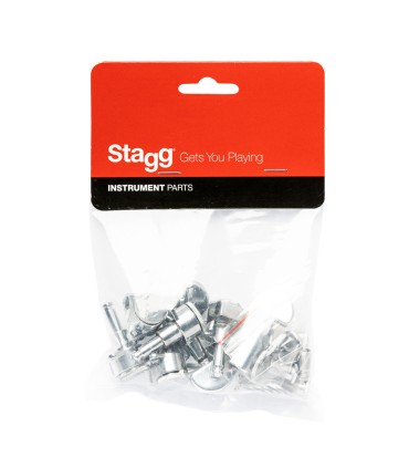STAGG AK/EL SP-MHEL-DX3X3CH 3+3 DELUXE CHROME NAVIJAČI