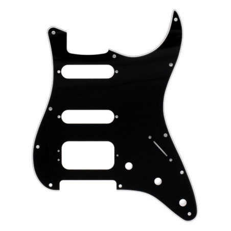 FENDER STRATOCASTER HSS BLACK 11 RUPA PICKGUARD