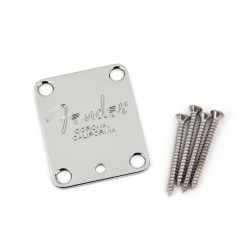 FENDER NECKPLATE CHROME STRAT PLOČICA GITARA