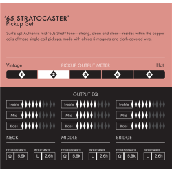 FENDER PURE VINTAGE 65 STRAT SET PICKUP