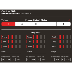 FENDER CUSTOM SHOP CUSTOM '69 STRAT SET PICKUP