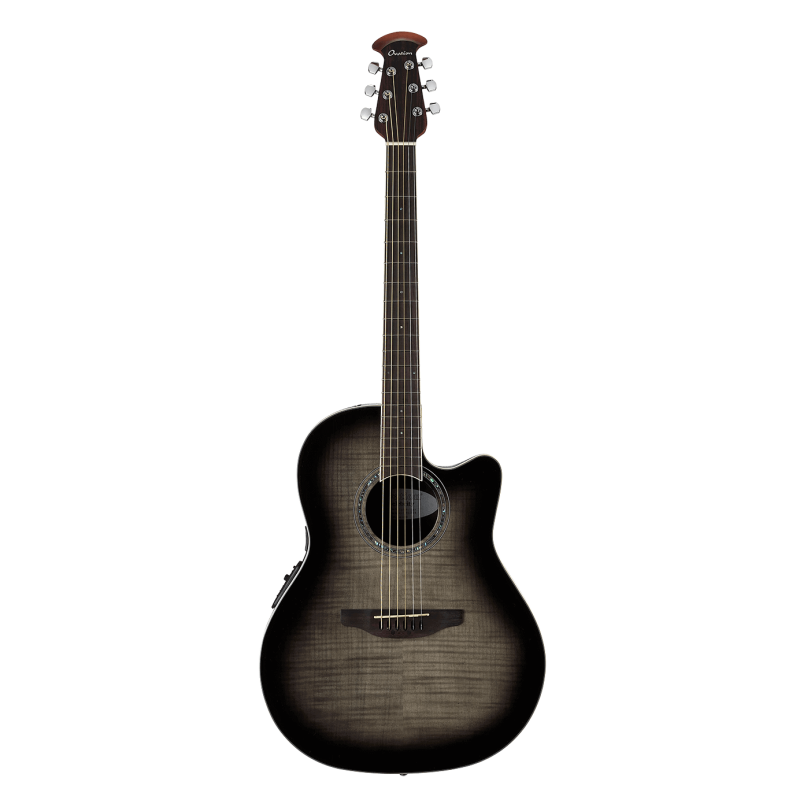 OVATION CELEBRITY STD. PLUS CS24P-TBBY trans black flame GITARA ELEKTRO-AKUSTIČNA