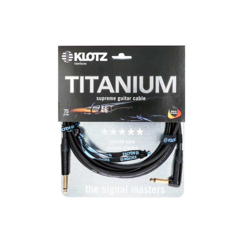 KLOTZ INSTRUMENTALNI TITANIUM TI-0600PR 6m kutni KABEL