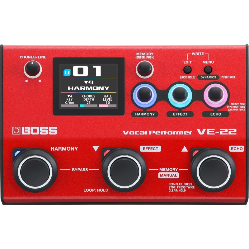 BOSS VE-22 Vocal Performer VOKALNI EFEKT