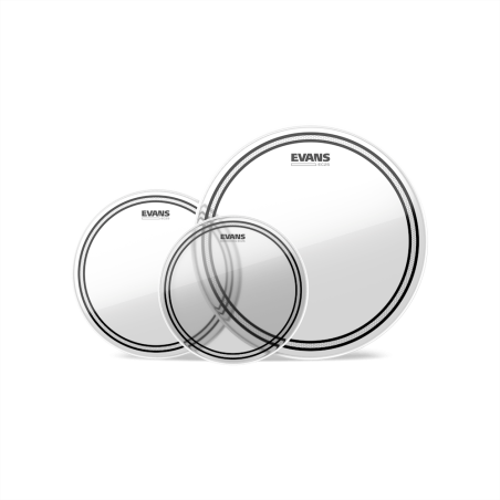 EVANS ETP-EC2SCLR-R PACK 10,12,16 CLEAR PLASTIKE