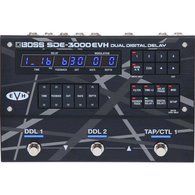 BOSS SDE-3000EVH DUAL DIGITAL DELAY MULTIEFEKT GITARSKI