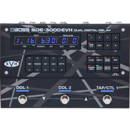 BOSS SDE-3000EVH DUAL DIGITAL DELAY MULTIEFEKT GITARSKI