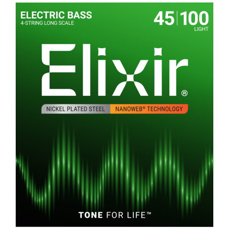 ELIXIR BAS GITARA 45-100 NICKEL ŽICE