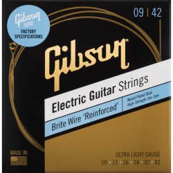 GIBSON GITARA ELEKTRIČNA SAG-BWR9 BRITE WIRE 9-42 ULTRA LIGHT ŽICE