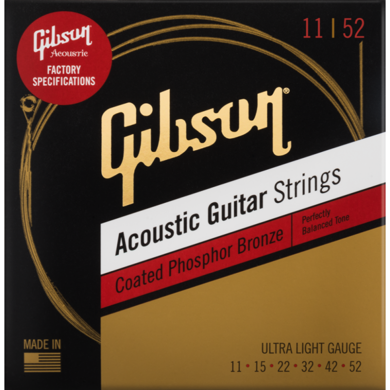 GIBSON GITARA AKUSTIČNA SAG-CPB11 COATED PHOSPHORE BRONZE ŽICE