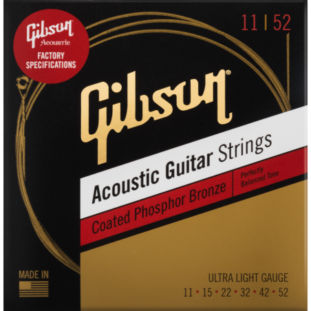 GIBSON GITARA AKUSTIČNA SAG-CPB11 COATED PHOSPHORE BRONZE ŽICE